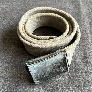 Penguin Clasp Web Belt Grey 41 inches